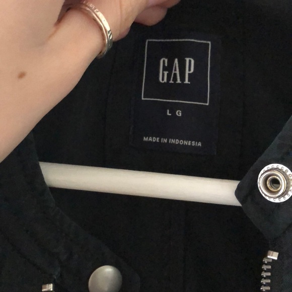 Gap Black Moto Jacket - Picture 2 of 4